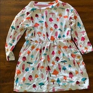 Toddler girl mushroom dress